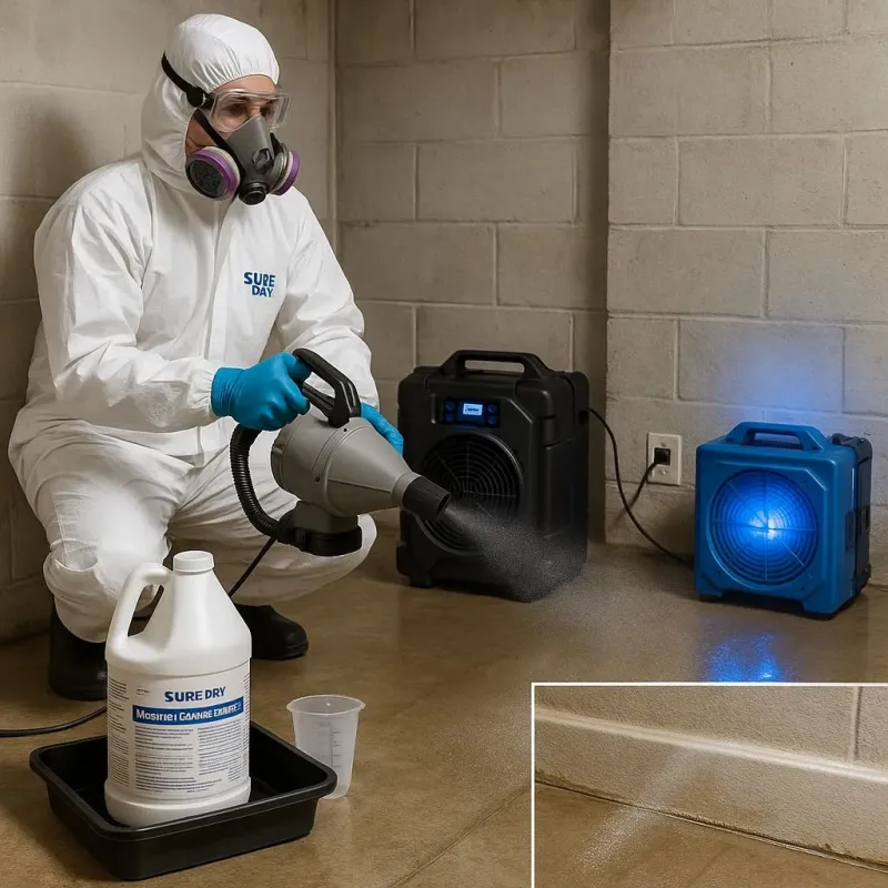 Sanitization and Odor Removal process in Yosemite Lakes, CA
