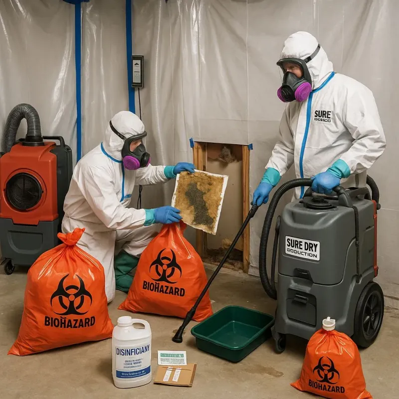 Contaminated Water Handling Protocols process in Yosemite Lakes, CA